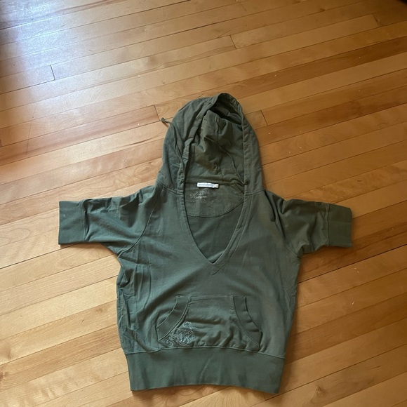 Number short sleeve terry hoody - Picture 3 of 3